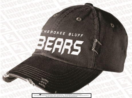 Cherokee Bluff Distressed Cap