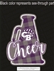 CB Bear Cheer Sticker