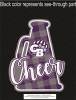 CB Bear Cheer Sticker