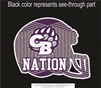 CB Bear Nation Helmet Sticker