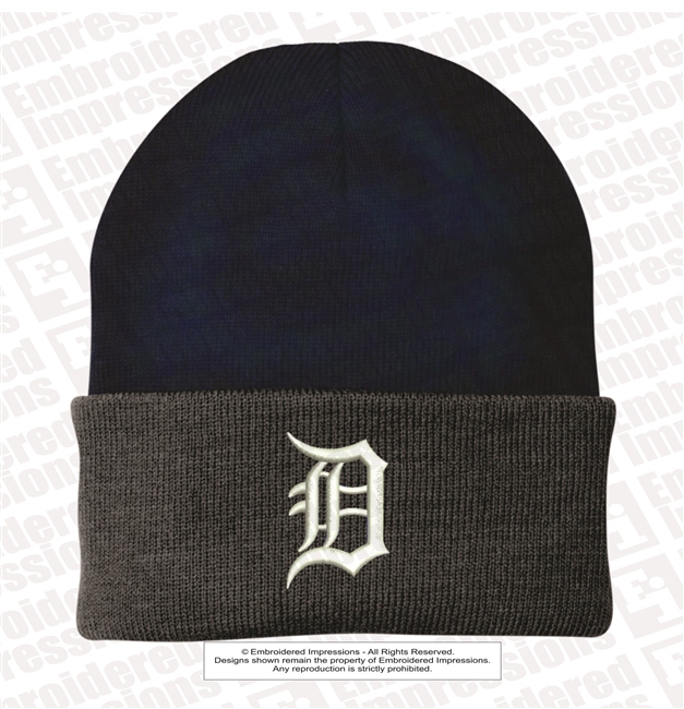 Dacula D Cuff Knit Beanie