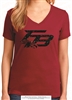 Flowery Branch Ladies V-Neck Tee