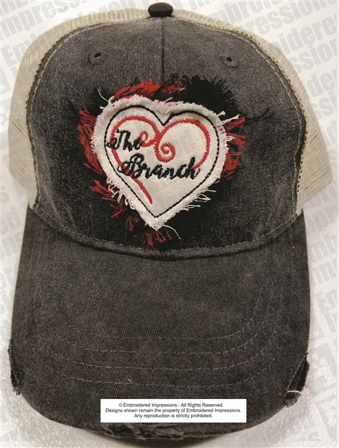 Distressed The Branch Mesh Cap