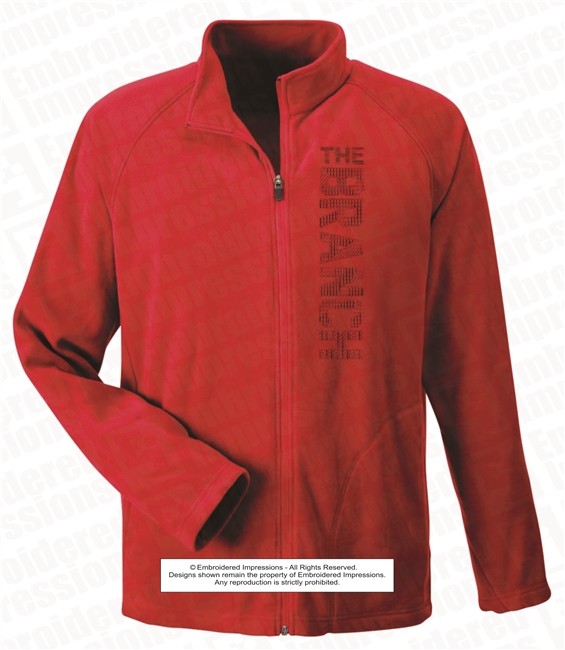 The Branch Vertical Design Fleece Jacket