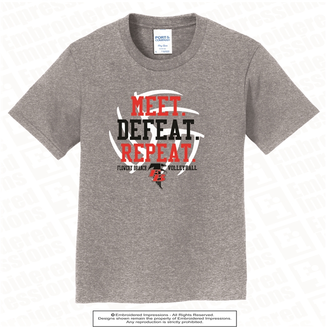 Meet Defeat Repeat Tee