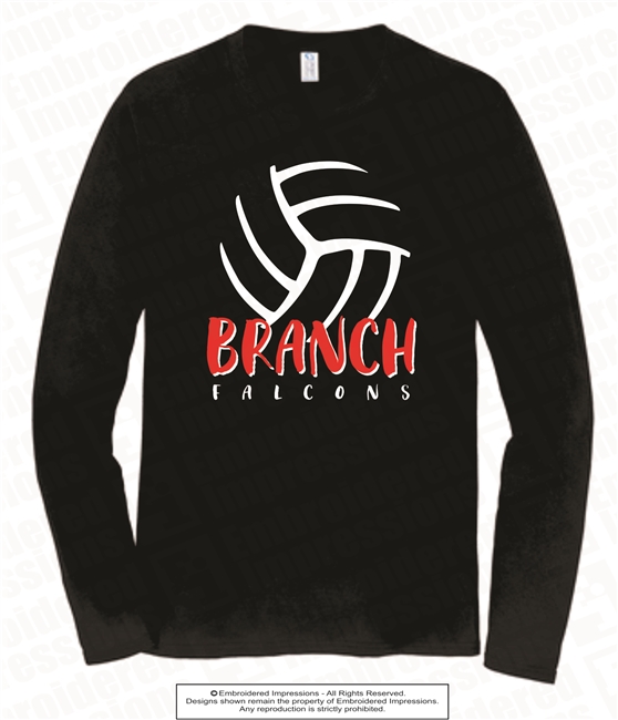 BRANCH Volleyball Long Sleeve Tee