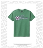 Friendship Elementary Animal Print Heart Tee