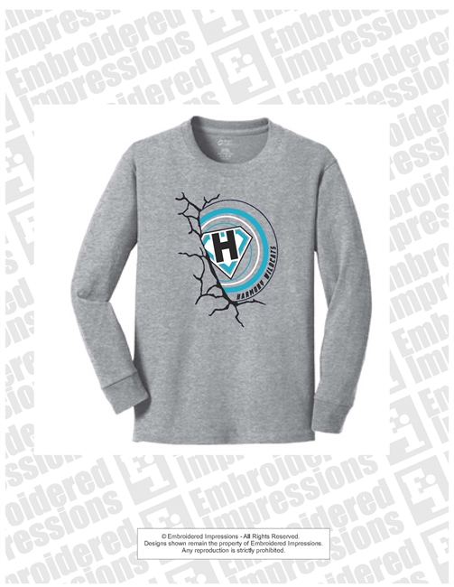 Wildcats Cracking Long Sleeve Tee