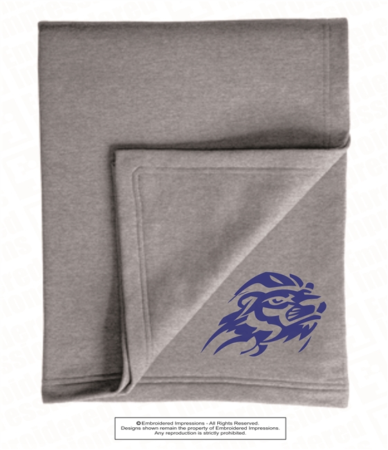 Lions Logo Embroidered in Two Color Choices