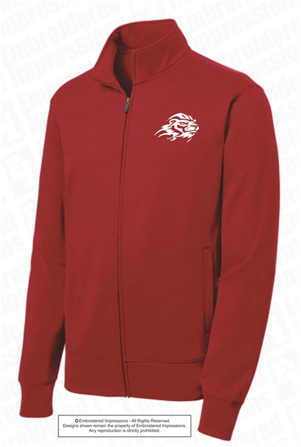 Lions Logo Wicking Full Zip Jacket in 4 Color Choices