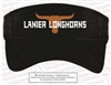 Lanier Longhorns Sports Mesh Visor