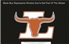 Lanier L Longhorns Logo Sticker