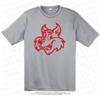 Outlined Wildcats Logo Dri-Fit Tee