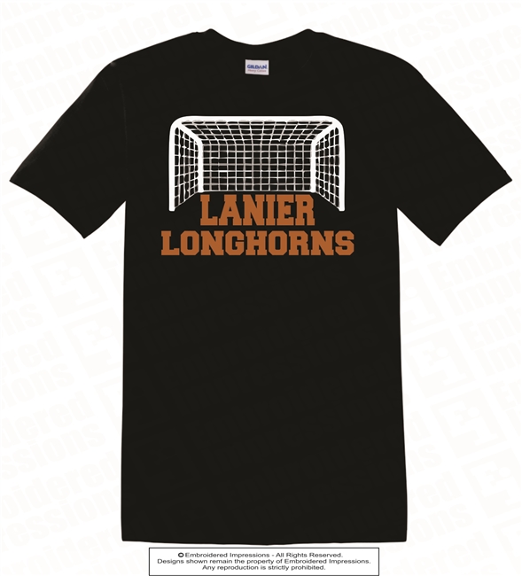 Lanier Longhorns Soccer Goal Tee