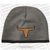 Lanier Longhorns Logo Skull Knit Beanie