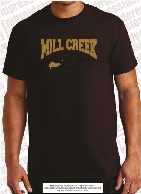 'Mill Creek' Hawks Head Silhouette Tee