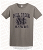 Mill Creek Hawks Distressed Dot Tee