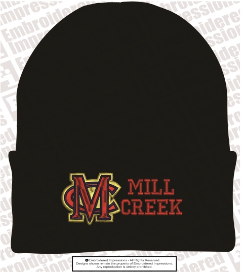 Mill Creek Hawks Knit Beanie