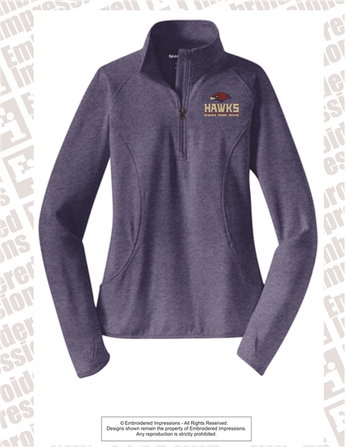 MC Swim And Dive 1/4 Zip Ladies Cut