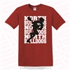 Running NG Bulldog Lacrosse Player Tee