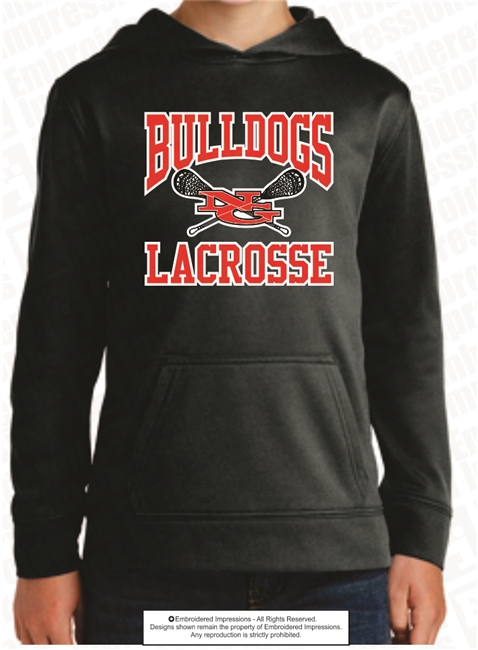 Bulldogs Lacrosse Fleece Hoodie