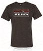 Streamline Stallions Design Tee in Vintage Smoke