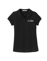 SHCA Girls Peter Collar Silk Touch Polo