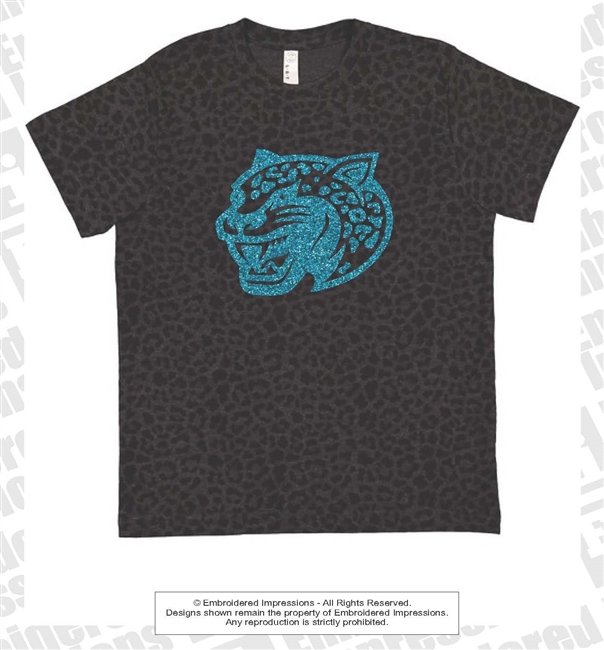 Seckinger Jaguars Spotted Glitter Tee