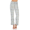 Home Care Line Womens Print Floral SO SOFT Knit Pajama Pant with Easy fit Elastic waist.