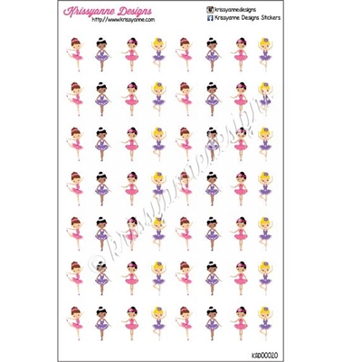 Ballet Icon Stickers - Set of 56