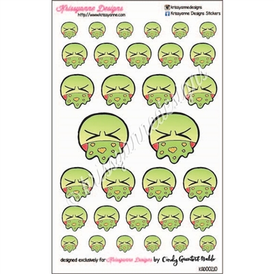 Barf Emoticon Set