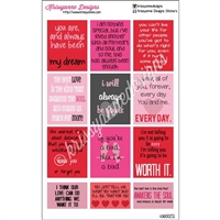 Movie Quote Stickers - The Notebook Inspired