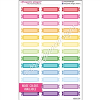 Double Sided Flags - Rainbow with Overlay - Set of 39