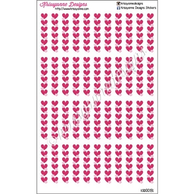 Diecut Separator Strips - Hearts - Set of 44