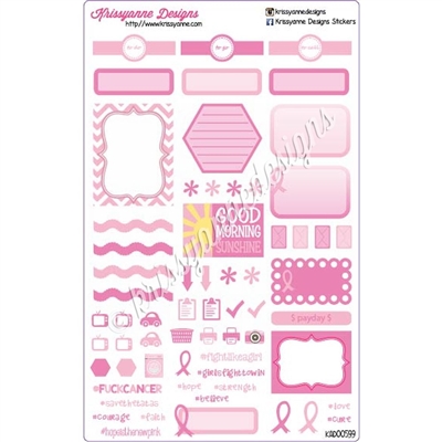 KAD Weekly Planner Set - Breast Cancer Awareness