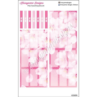 KAD Weekly Skeleton - IWP Classic - Pink Sakura Floral