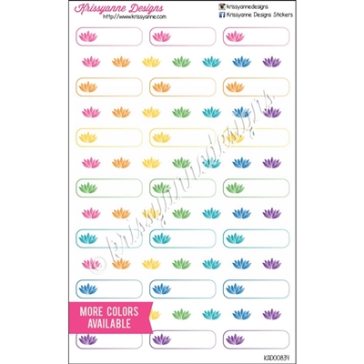 Yoga Lotus Sampler - Bold Rainbow - Set of 63