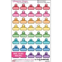 Planner Dudes with Boxes - Steve - Bold Rainbow - Set of 40