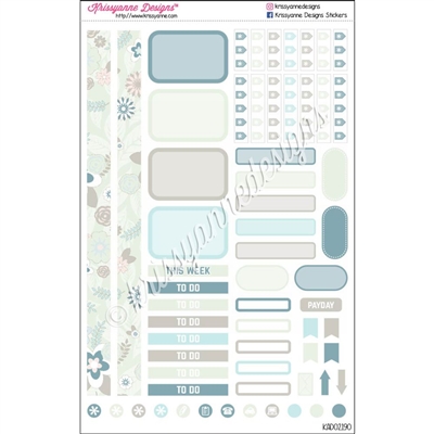 KAD Personal Weekly Planner Set - Muted Floral