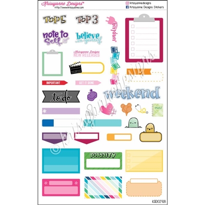 KAD Planner Sampler Set 5