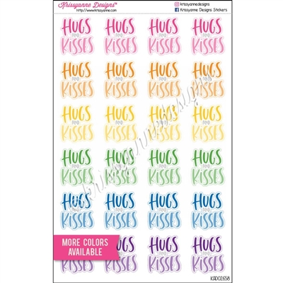 Hugs and Kisses Splash - Set of 24