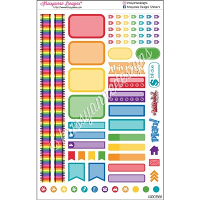 KAD Personal Weekly Planner Set - Back to School 2