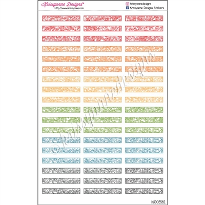 Blank Deco Headers - Back to School - Set of 54