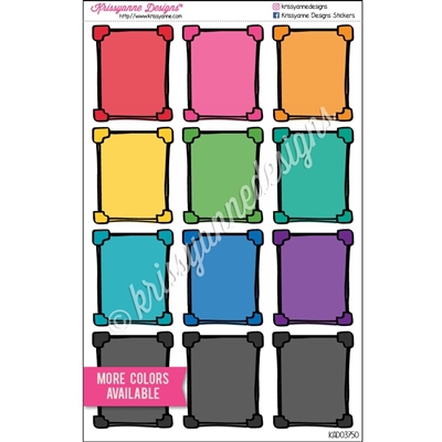 Large Doodle Frames - Set of 12