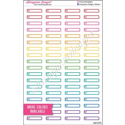 Rounded Doodle Heart Mini Event Outline - Set of 72