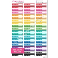 Flag Appointment Label - Set of 60