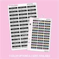 Steve Mood Tracker | Set of 36