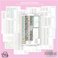 2023 CC Monthly Skeleton | Easter (Choose Your Month + Layout)