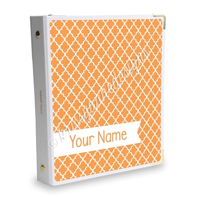 Signature KAD Sticker Binder - Orange Quatrefoil