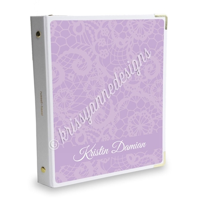 Signature KAD Sticker Binder - Lavender Lace